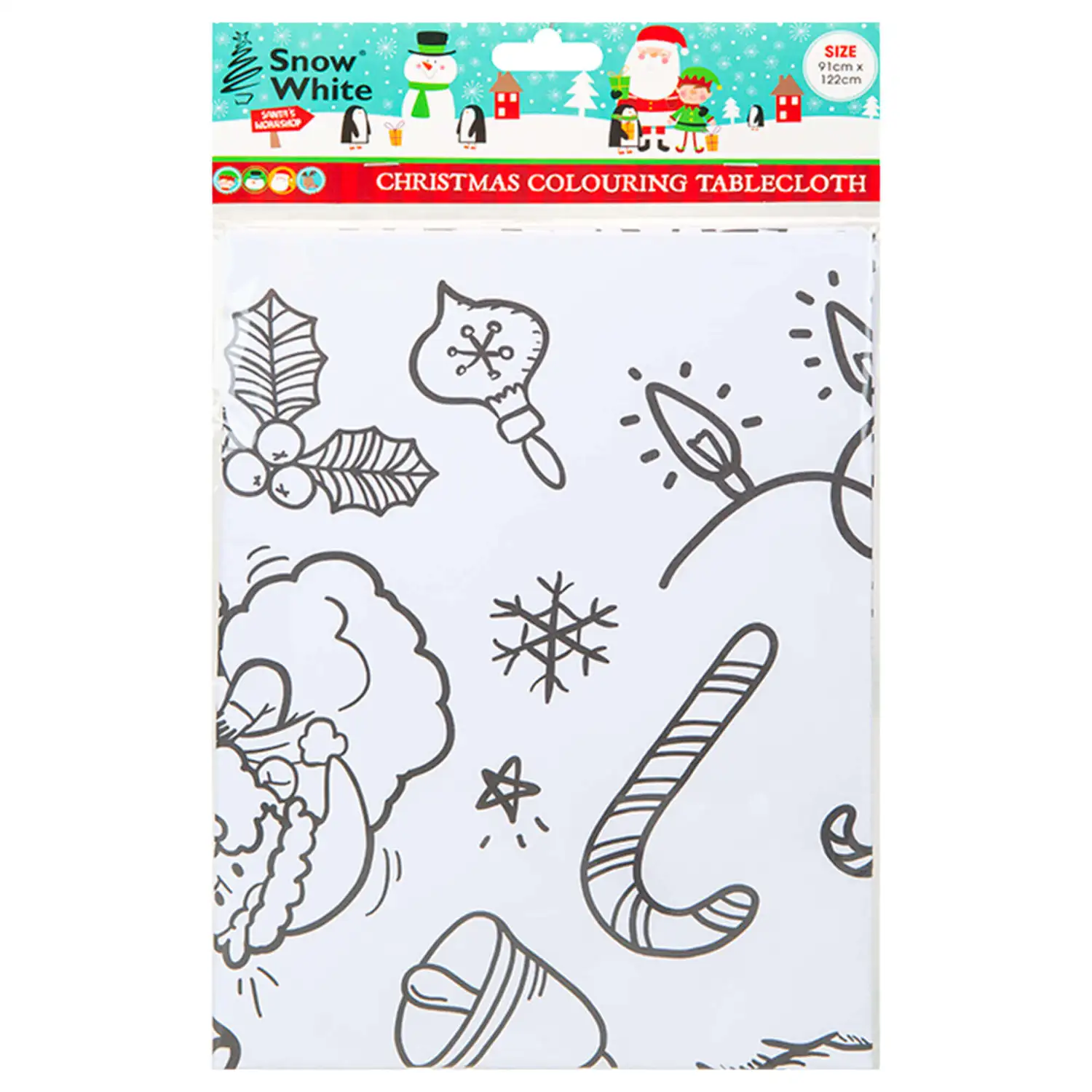 Christmas Colour Your Own Tablecloth
