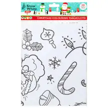 Christmas Colour Your Own Tablecloth