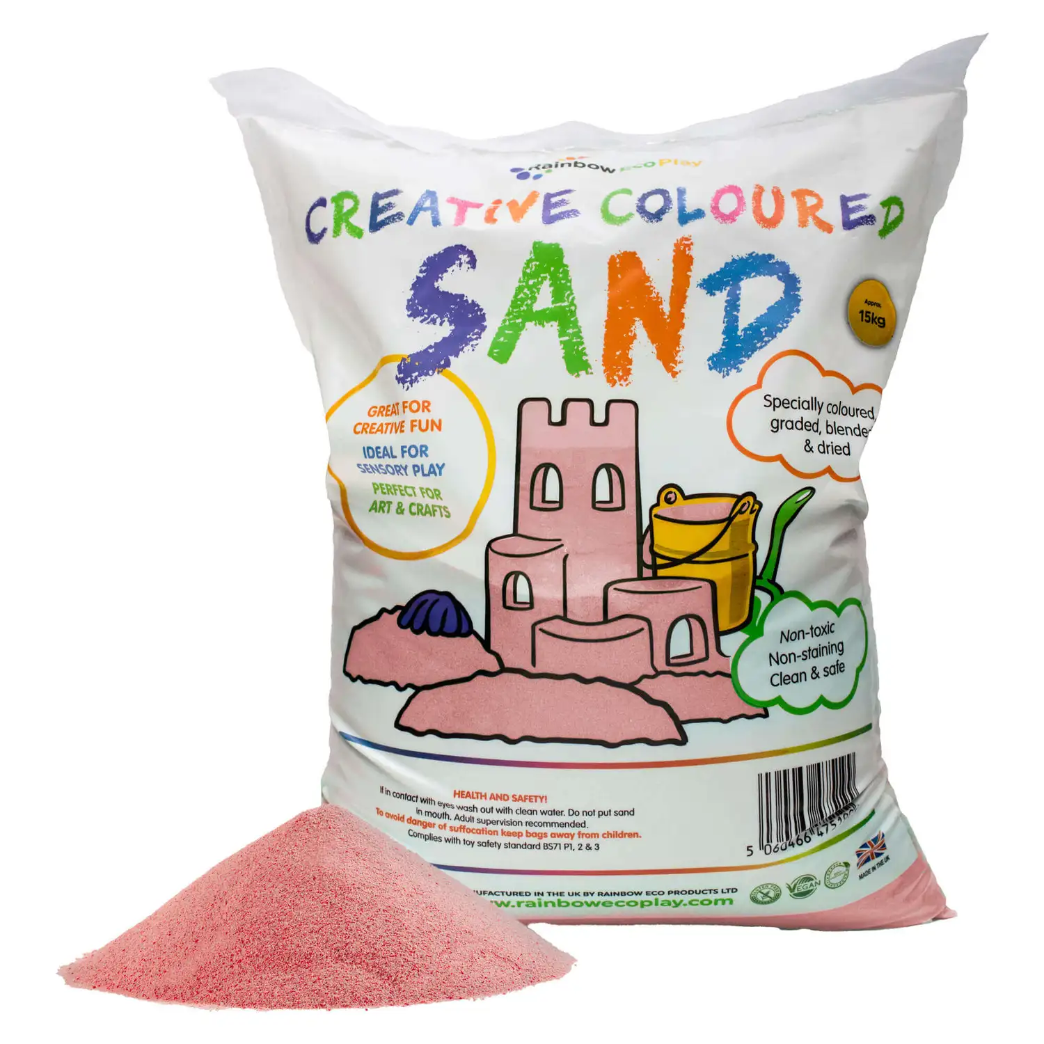 Play Sand Pink 15kg G2p100