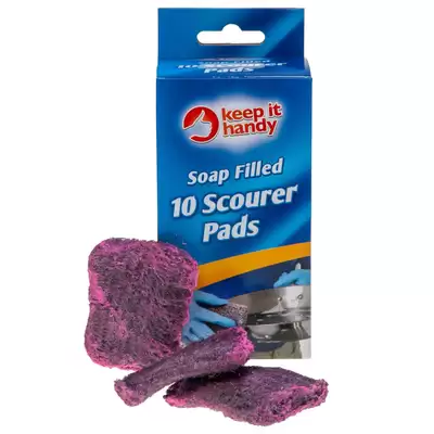 Soap Filled Scourers 10 Pack