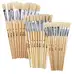Artyom Hog Flat Brushes Chubby Handle Size 8/10/14 30 Pack