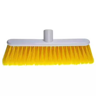 Soclean Soft Broom Head 12" - Colour: Yellow