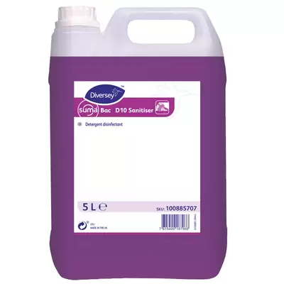 Suma Bac D10 Sanitiser 5 Litre 2 Pack