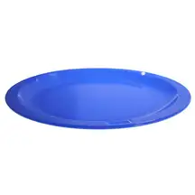 Swixz Polycarbonate Narrow Rimmed Plates 230mm Blue 12 Pack G2p100