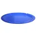 Swixz Polycarbonate Narrow Rimmed Plates 230mm Blue 12 Pack G2p100