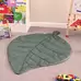 Leaf Shape Quilted Floor Mat