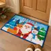 Christmas Door Mat Santa