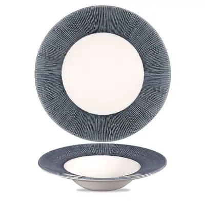 Churchill Bamboo Spinwash Mist Wide Rim Bowl 12 Pack