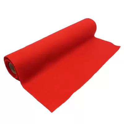 Felt Roll 45cm x 2.5m - Colour: Red