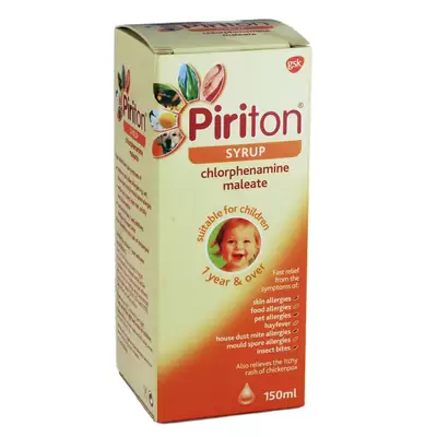 Piriton Syrup 1 Year Plus 150ml