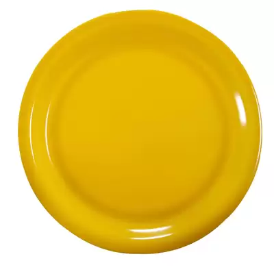 Swixz Melamine Dinner Plate 9" / 230mm 12 Pack - Colour: Yellow