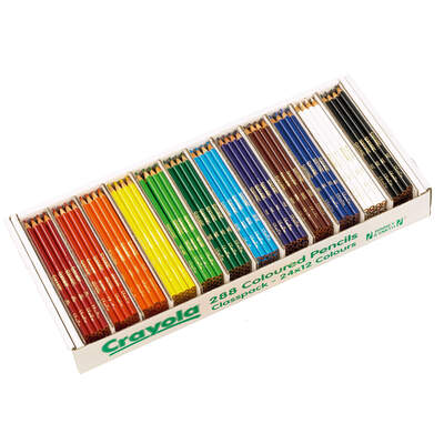 Crayola Colouring Pencils Assorted Classpack 288