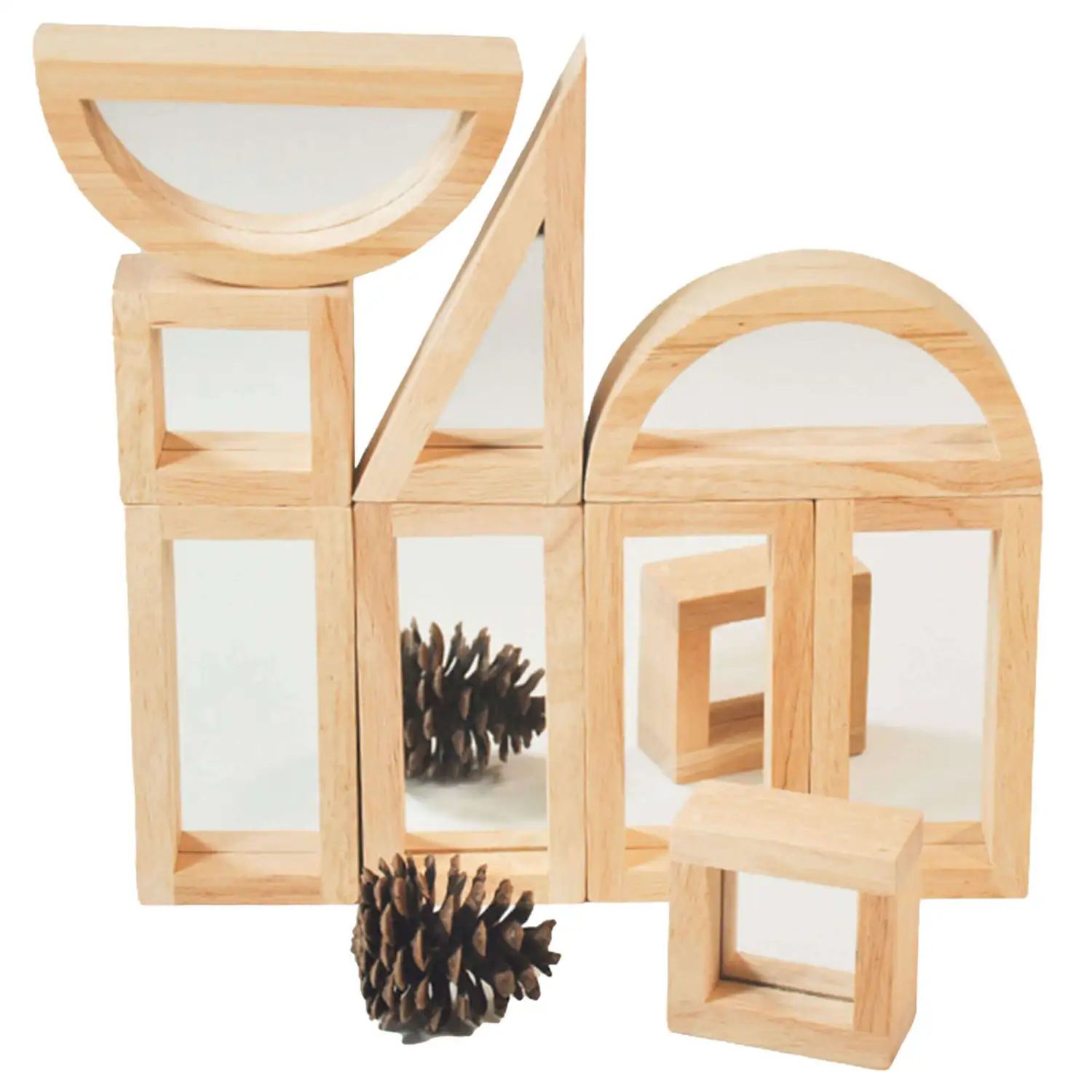 Olly and Oby Mirror Blocks 10 Pack