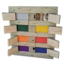 Wooden Latch Activity Wall