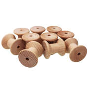 Wooden Spool Large 10 Pack