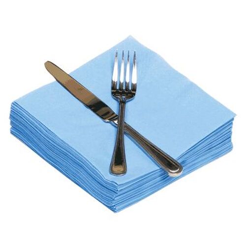 Napkins 33cm 2ply Cornflower Blue 100 in Catering Supplies / Tableware