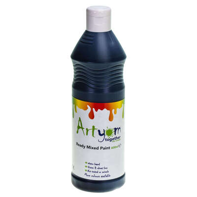 Artyom Ready Mixed Poster Paint 600ml - Colour: Black