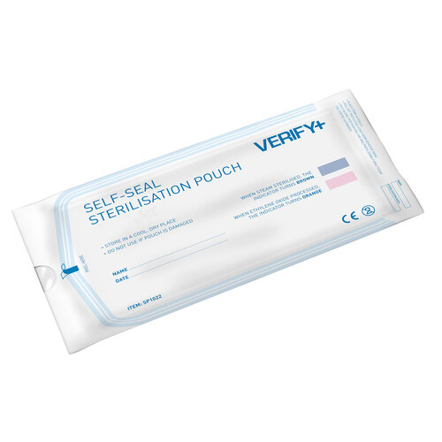 SelfSeal Sterilisation Pouches 260mm x 90mm 200 in Dental Supplies