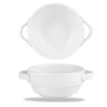 Churchill Bamboo White Handled Stacking Bowl 13.3oz 6 Pack