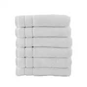 Luxury Bath Towel Snowflake 70x130cm 600gsm 6 Pack