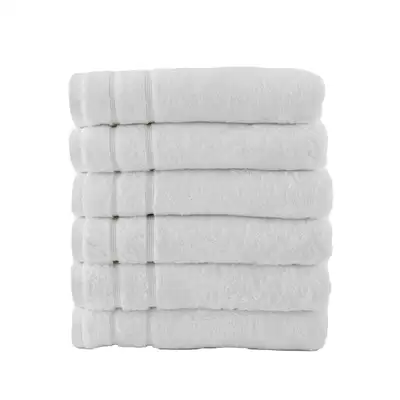 Luxury Bath Towel Snowflake 70x130cm 600gsm 6 Pack