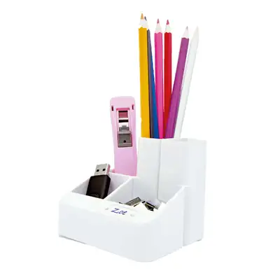 White Desk Tidy Organiser G1p100