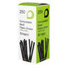 Compostable Black Flexible Drinking Straws 250