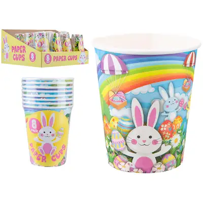 Easter Paper Cups 8 Pack