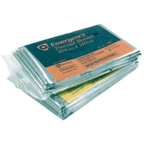Emergency Thermal Blanket 204cmx140cm Gompels HealthCare Wholesale