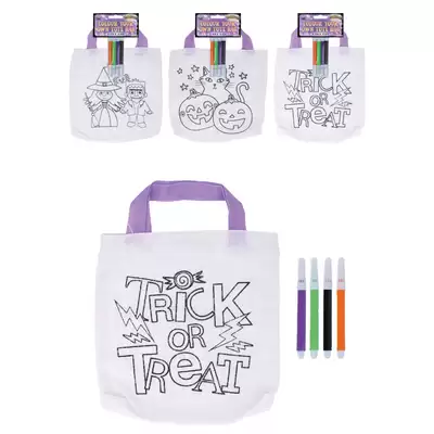 Halloween Colour in Tote Bag