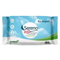 Sereno Soft Biodegradable Wet Wipes 60 Pack