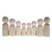 Assorted Wooden Family Figures 8 Pack G3p60