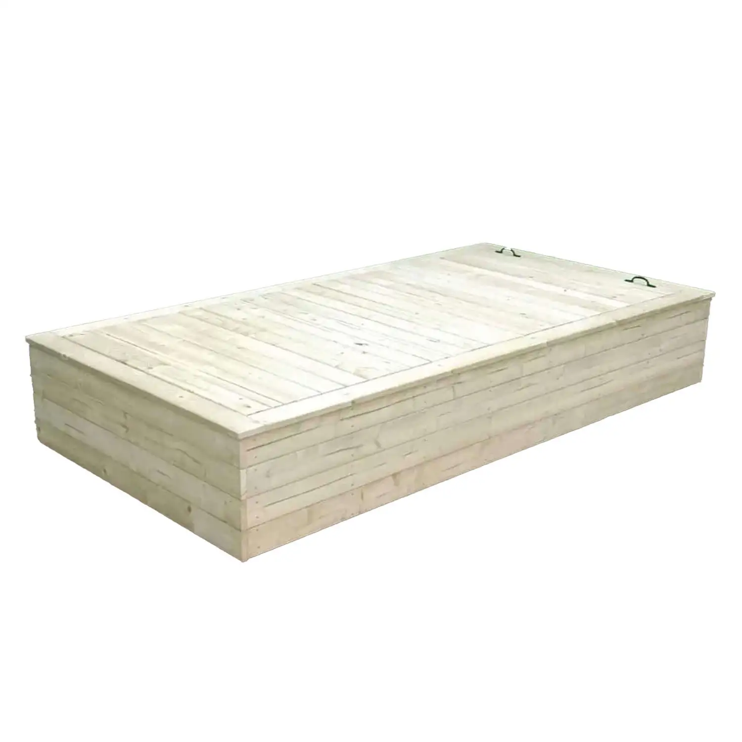 Wooden Sand Pit With Lid and Waterproof Cover