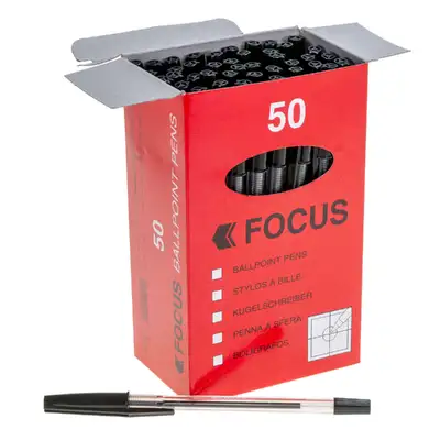 Medium Ballpoint Pen Black 50 Pack G3p95