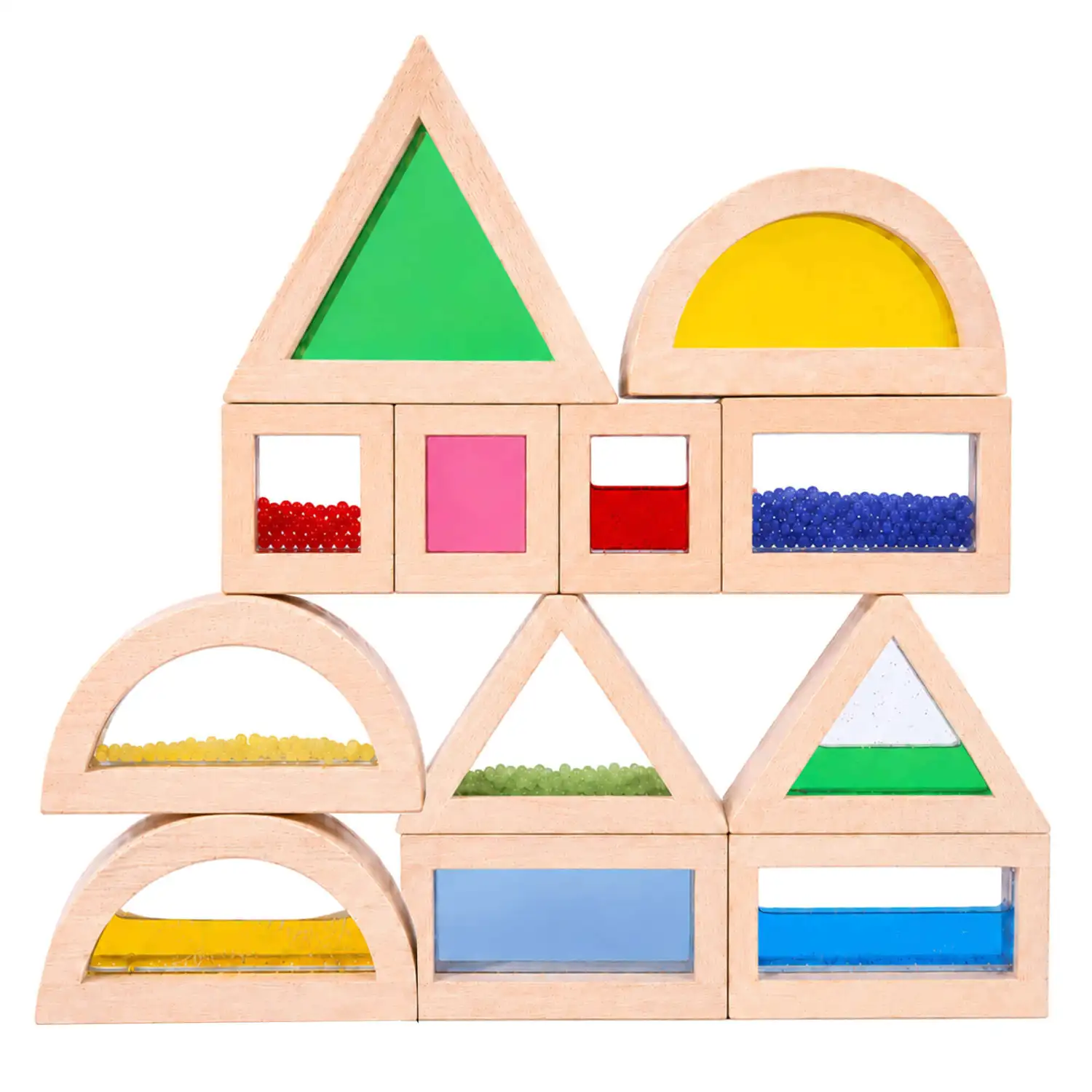 Olly and Oby Assorted Sensory Blocks 12 Pack