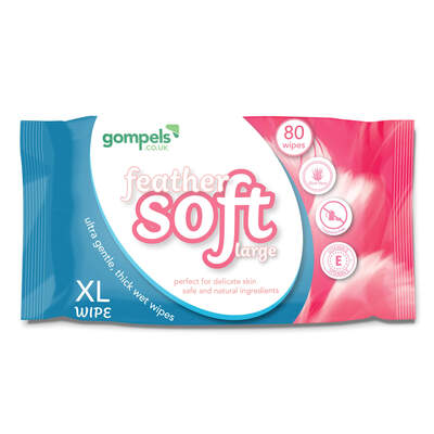 Gompels Feather Soft Xl Wet Wipes 80 Pack