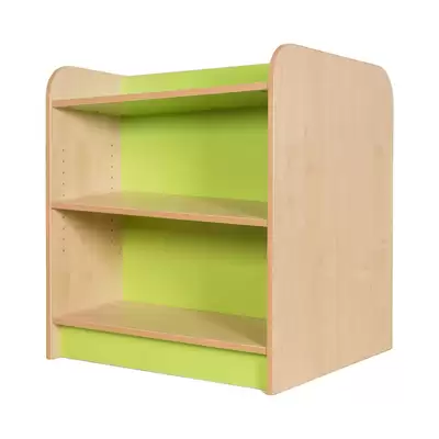 Kubbyclass Double Sided Bookcase Beech - Height: 750mm