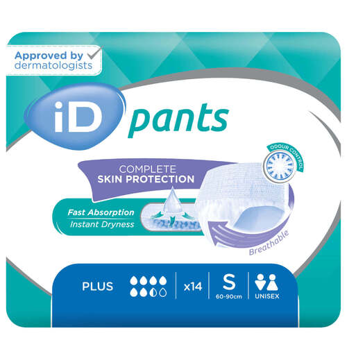 iD Pants Adult Pull Up Small Plus 14 in Incontinence