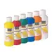 Washable Fingerpaint Assorted 250ml 6 Pack