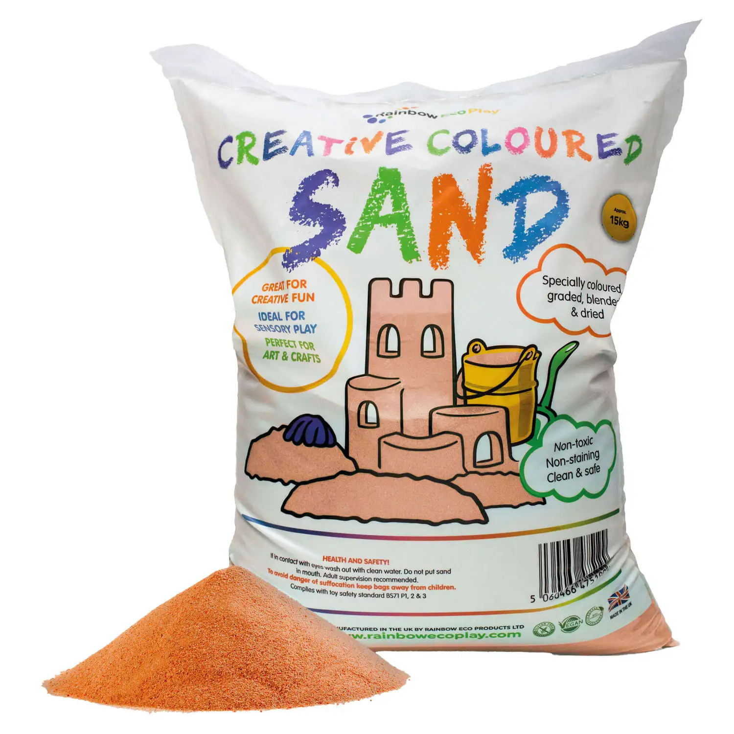 Play Sand Orange 15kg G2p100