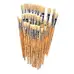 Hog Short Flat Brushes 30 Pack G1p100