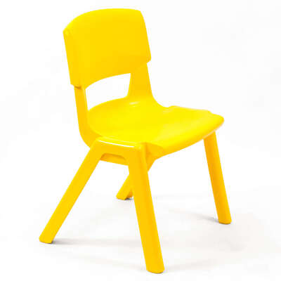 Postura Plus Chair 350mm 30 Pack - Colour: Sun Yellow