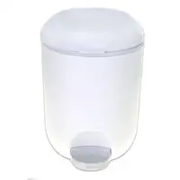 Addis Bathroom Pedal Bin White