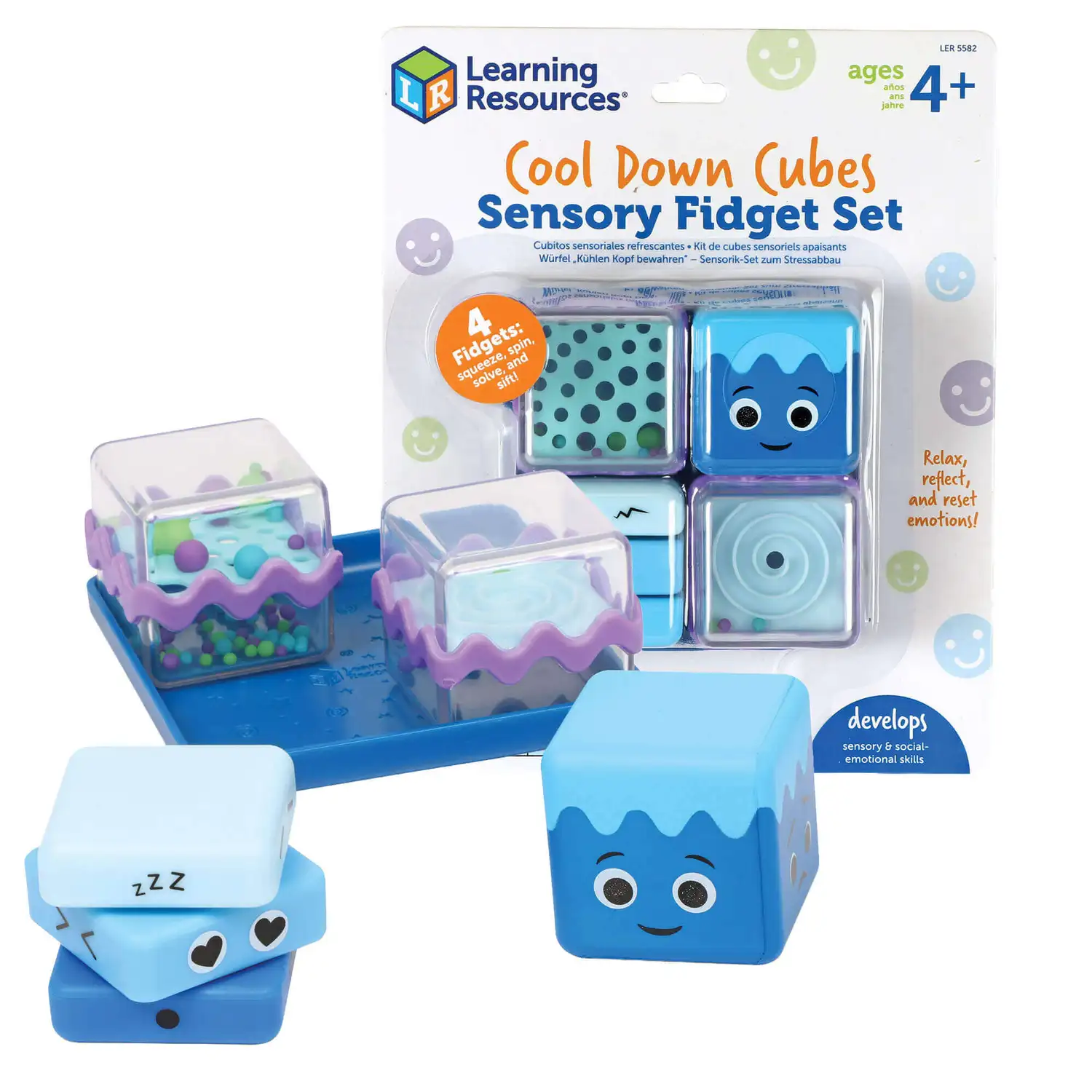 Cool Down Sensory Cubes Fidget Set