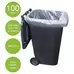 Soclean Wheelie Bin Bags Clear 240 Litres 100 Pack