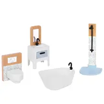 Olly and Oby Dolls House Furniture Bathroom