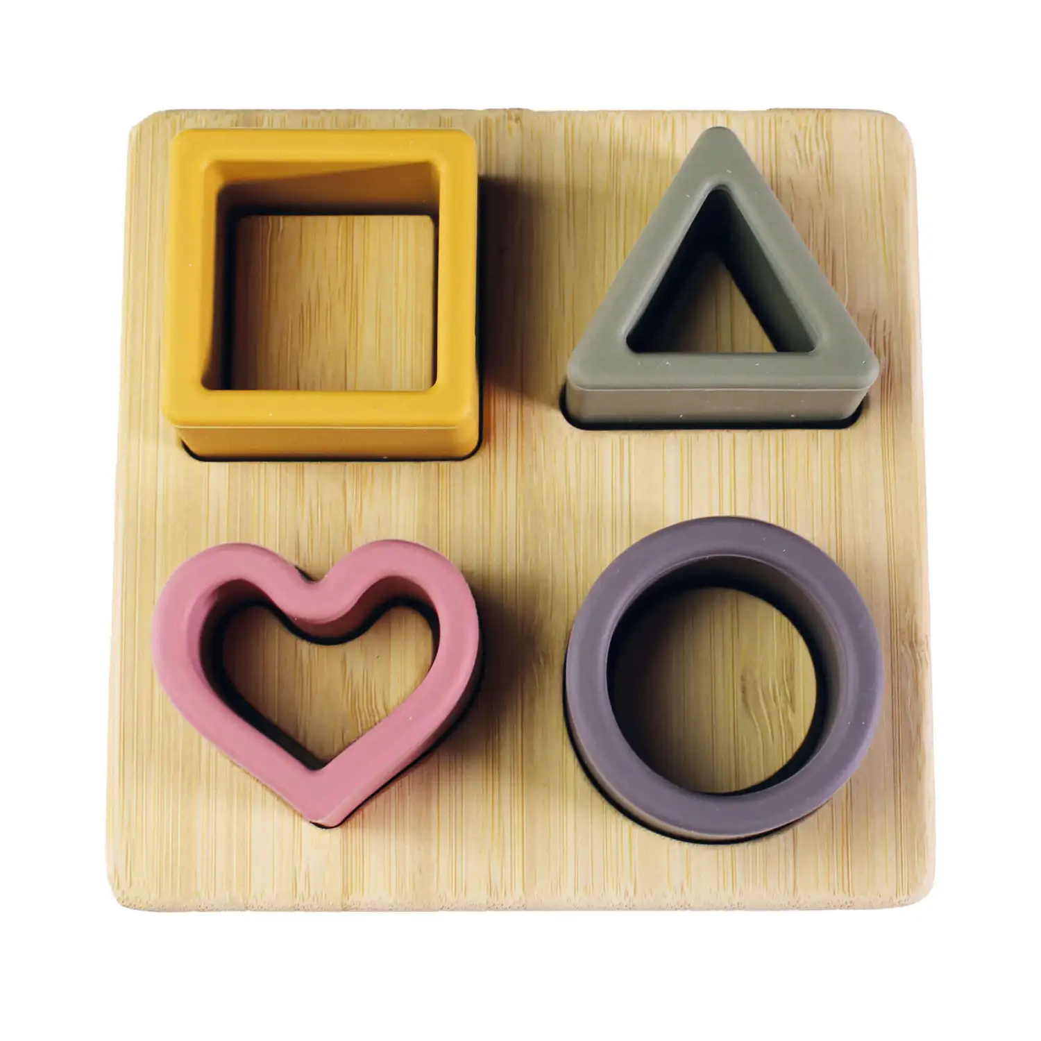Silicone Shape Puzzle With Tray