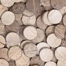 Coconut Shell Circles 95 Pack