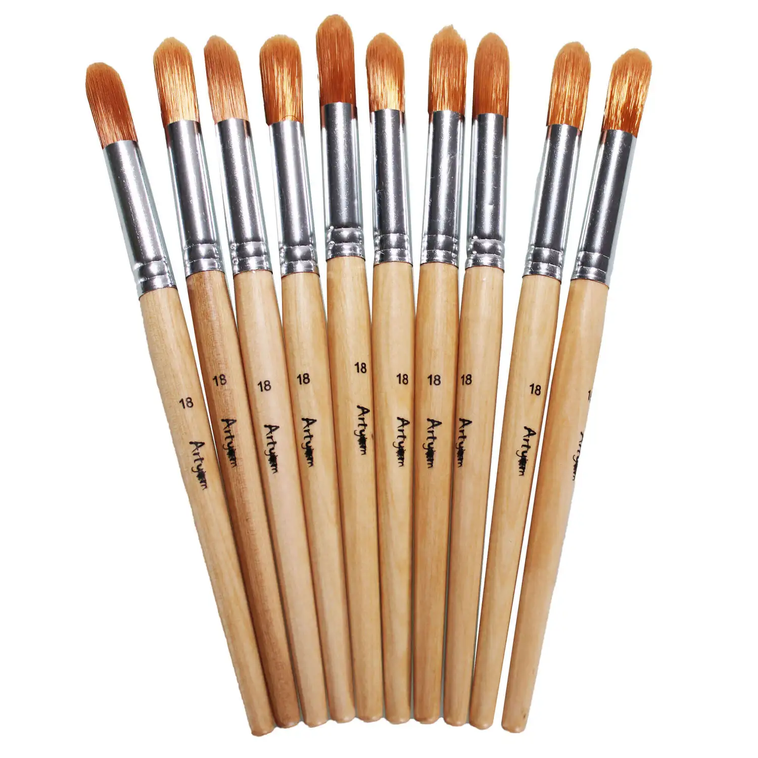 Artyom Chubby Round Brushes Size 18 10 Pack G3p90