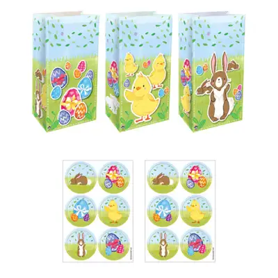 Easter Paper Bags 12 Pack